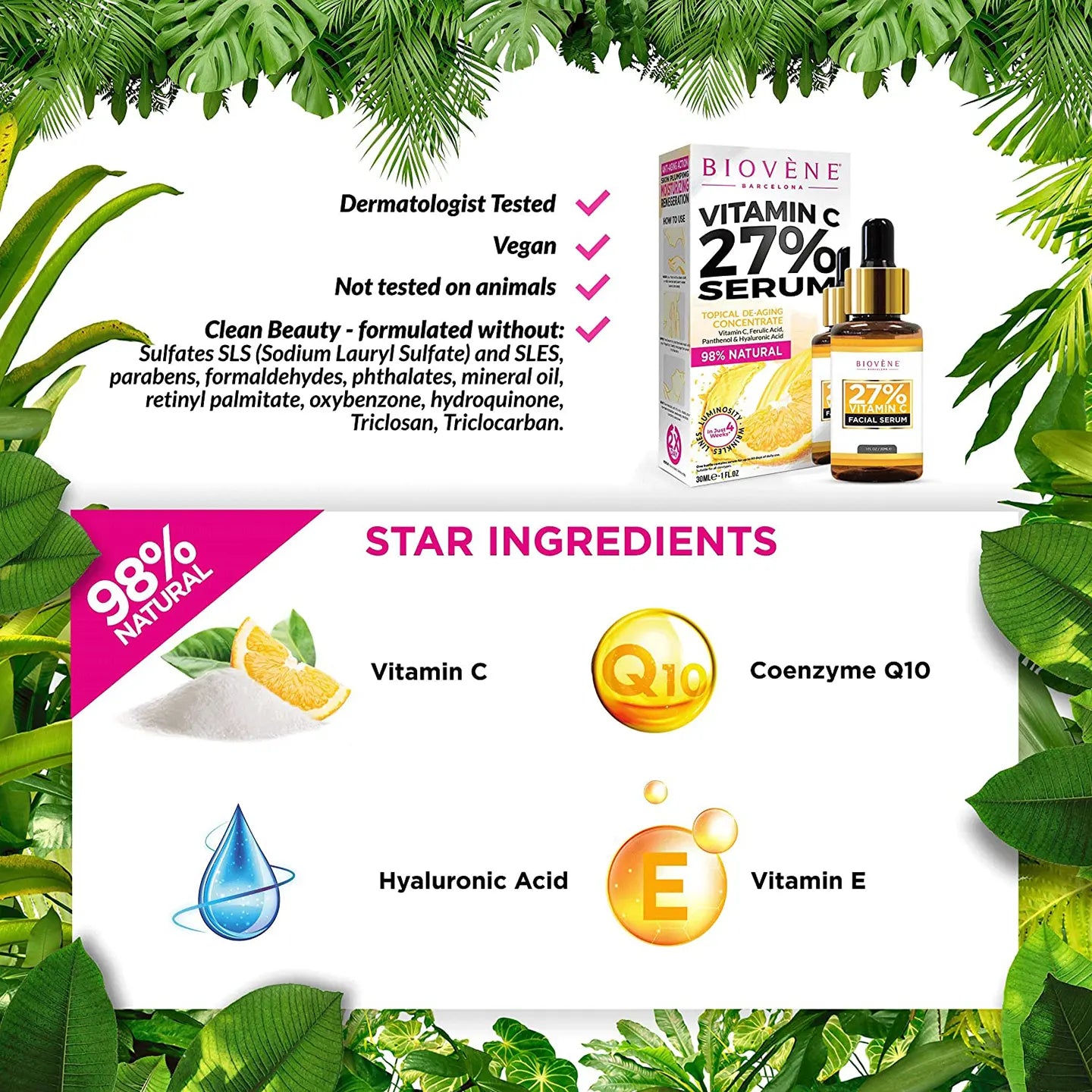 Revitol+ Vitamin C 27% Facial Serum 30 Ml