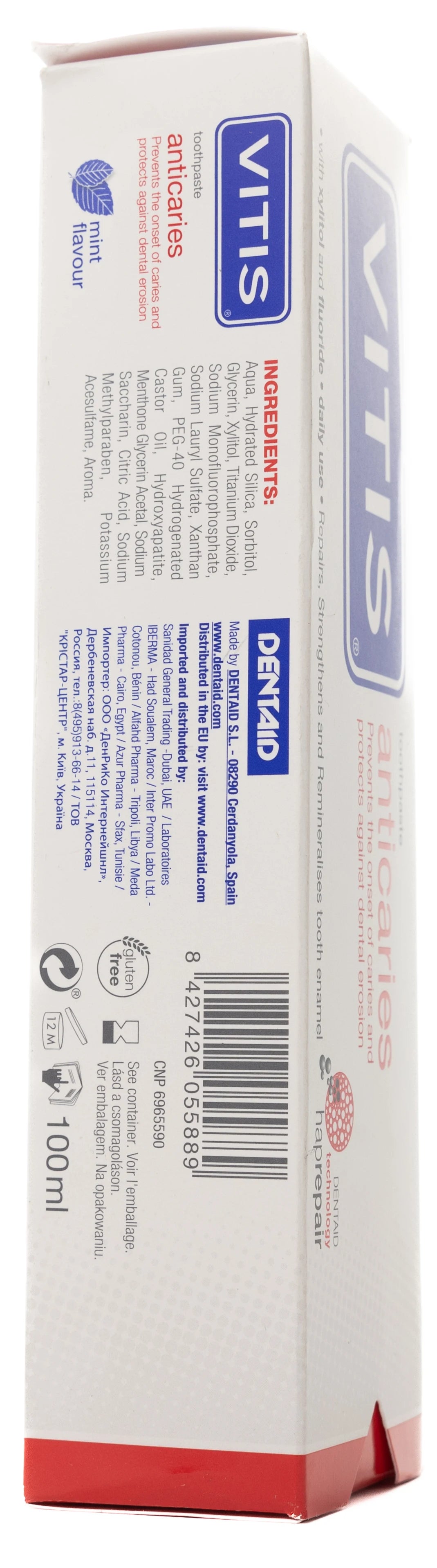 Dentaid Vitis Anticaries Toothpaste 100 Ml
