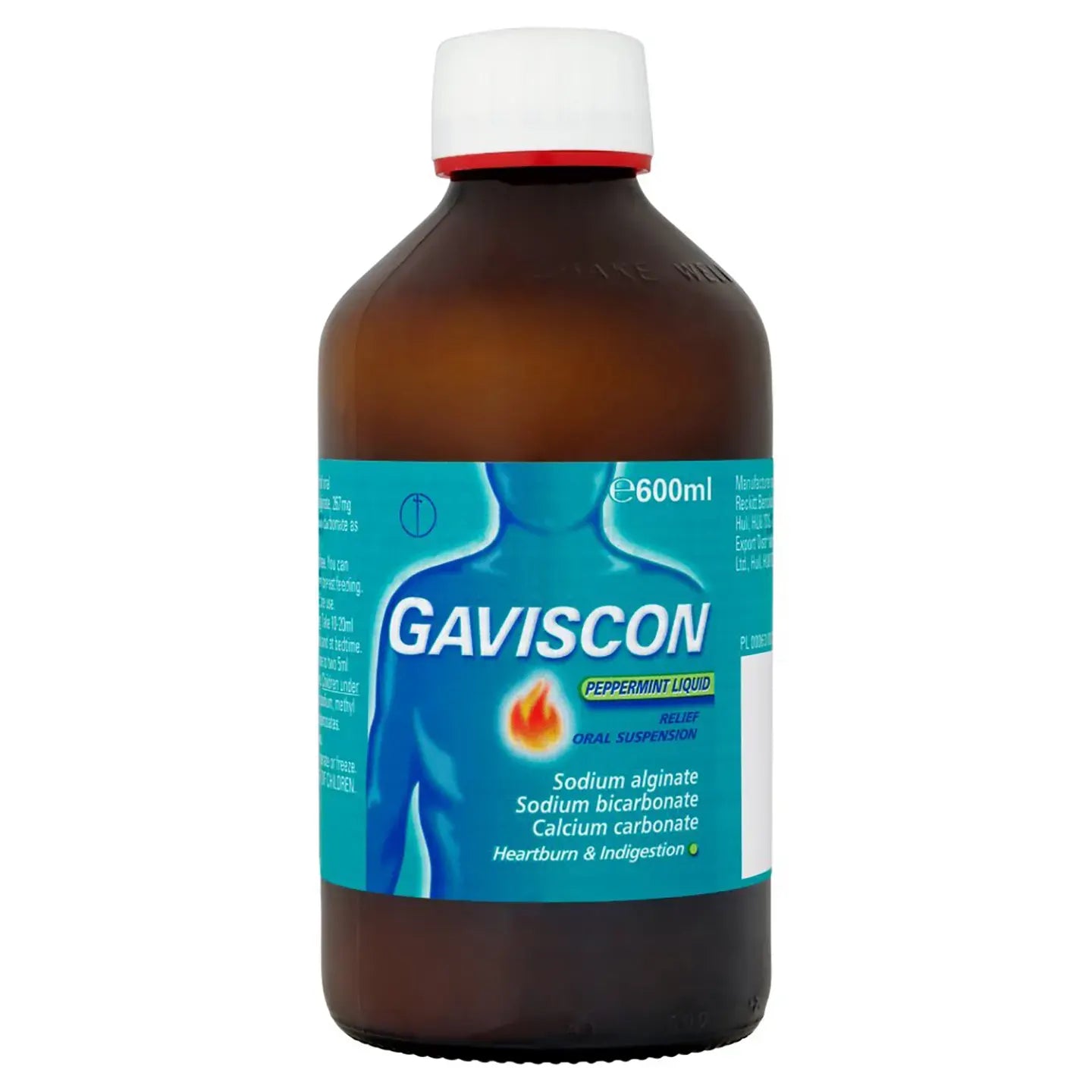 Gaviscon Pepperment Liquid  600 Ml