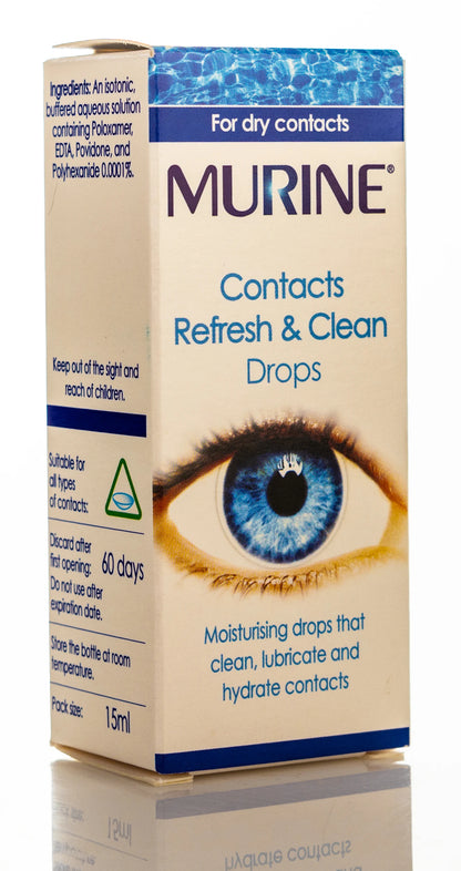 Murine Contacts Refresh And Clean Drops