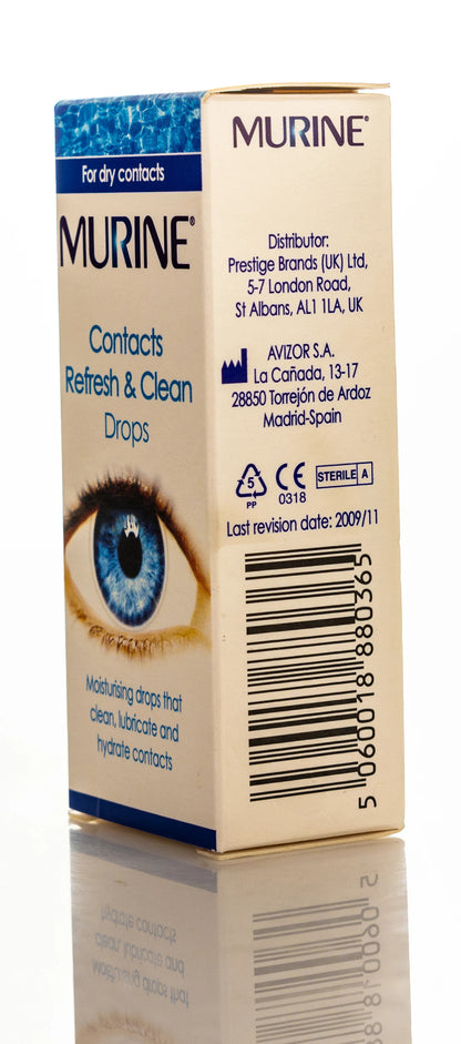 Murine Contacts Refresh And Clean Drops