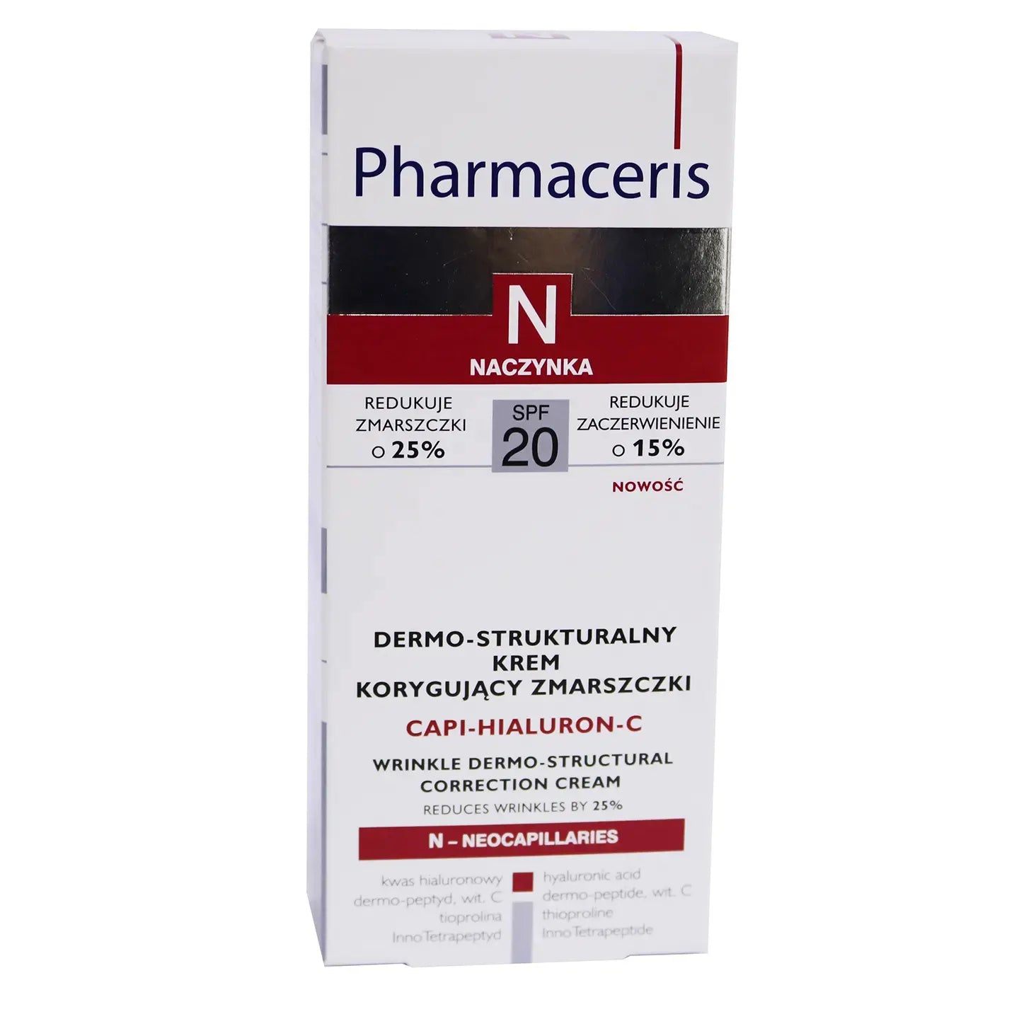 Pharmaceris N Capi-Hialuron-C Wrinkle Dermo-Structural Correction SPF 20 Cream 50 Ml