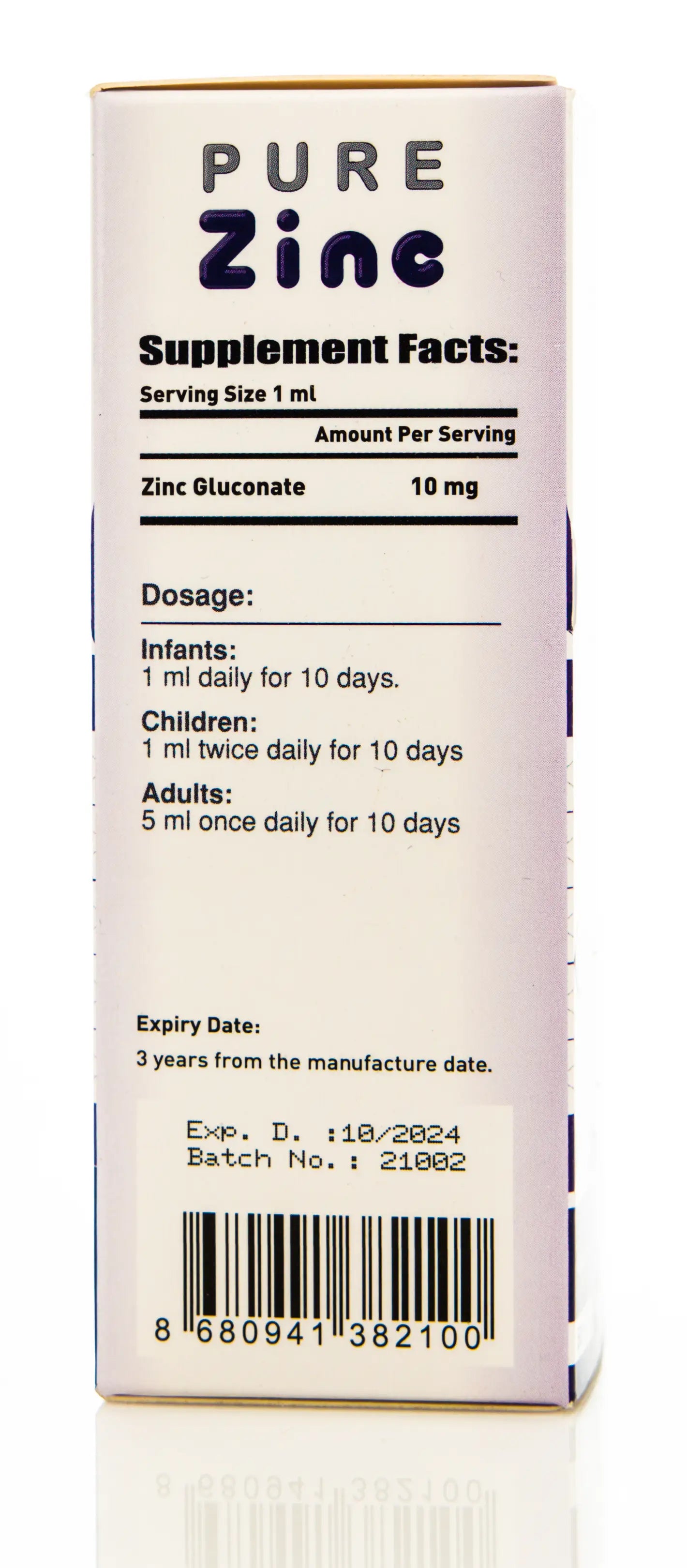 Pure Zinc Drops 50ml