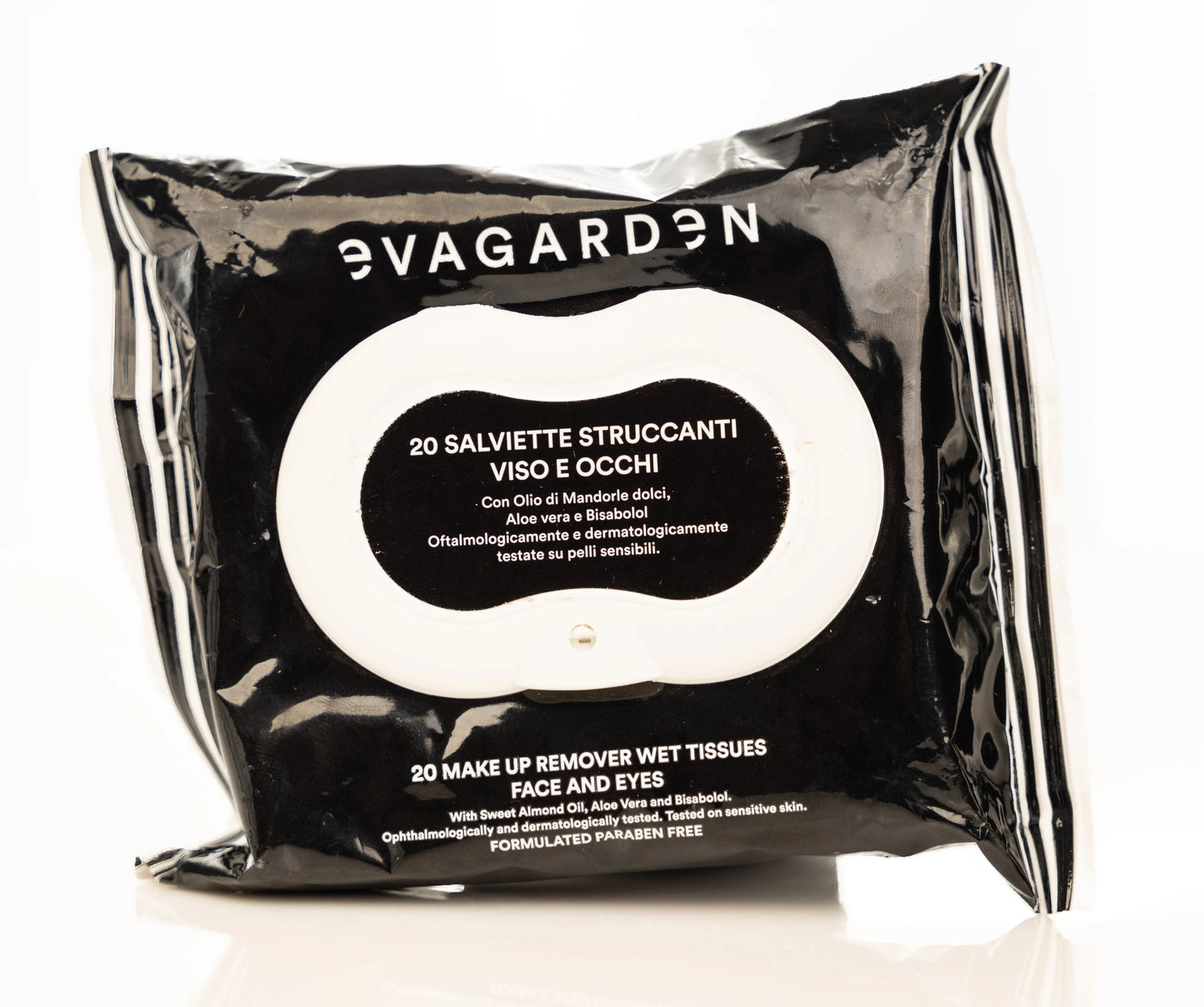 Evagarden Make-Up Remover Wet Tissues Face and Eyes 20 Wipes