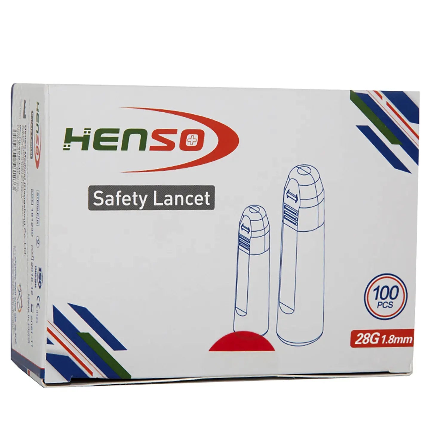 Henso Safety Lancet 28G 100 Pieces