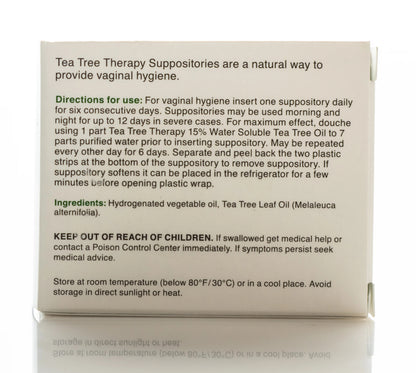 Tea Tree Therapy Vaginal Suppository 6 Pieces