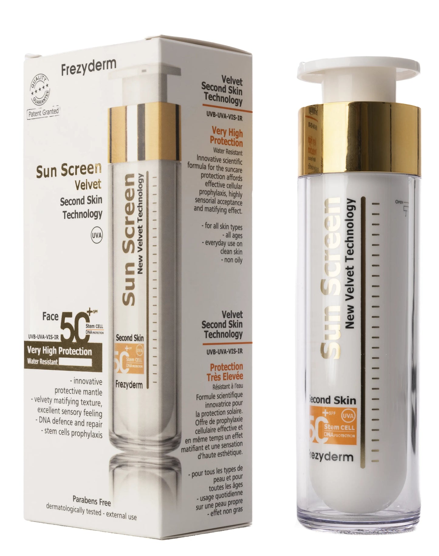 Frezyderm Sun Screen Velvet SPF 50  Face 50 Ml