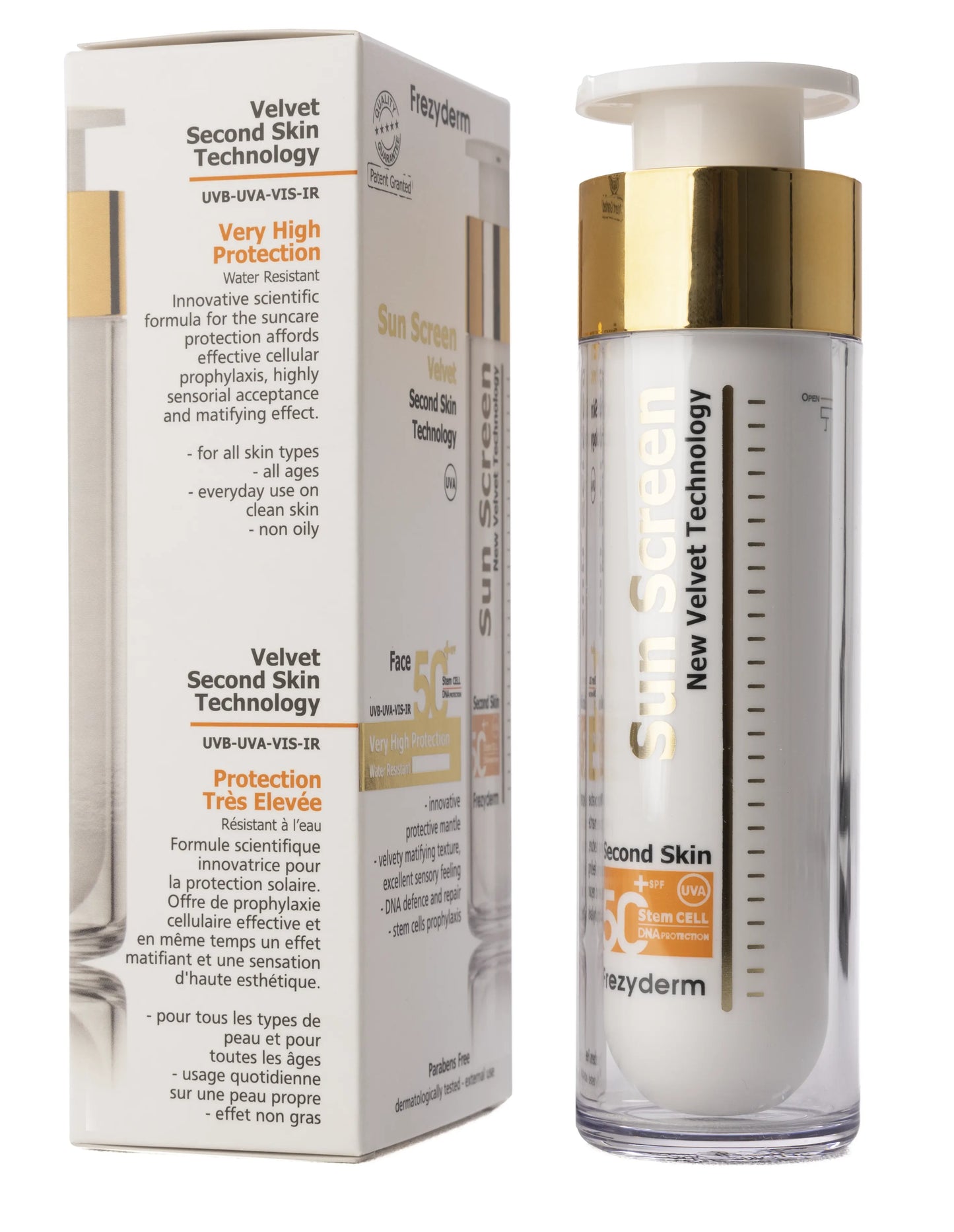Frezyderm Sun Screen Velvet SPF 50  Face 50 Ml