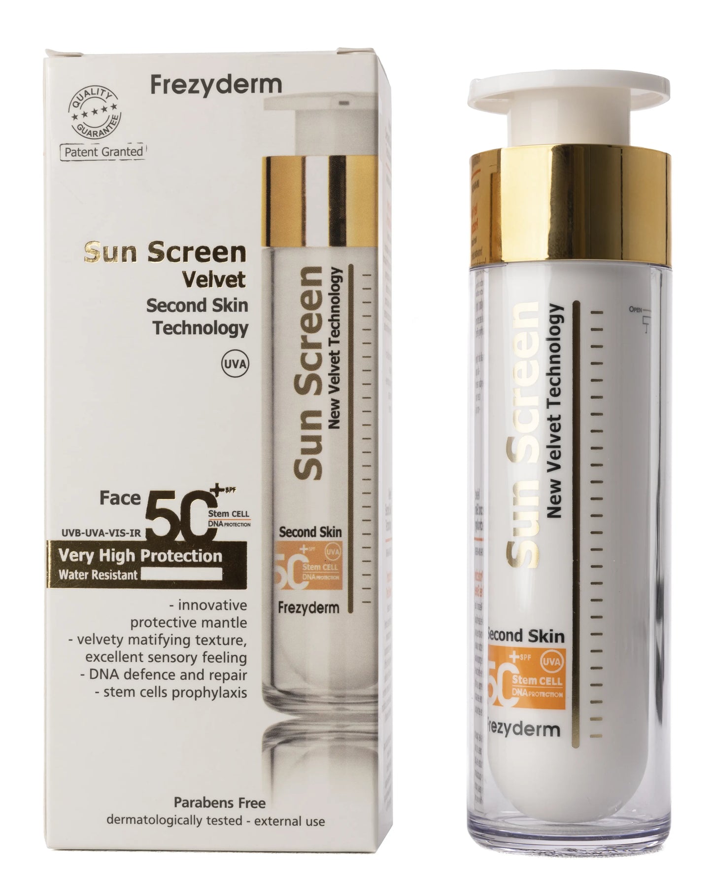 Frezyderm Sun Screen Velvet SPF 50  Face 50 Ml