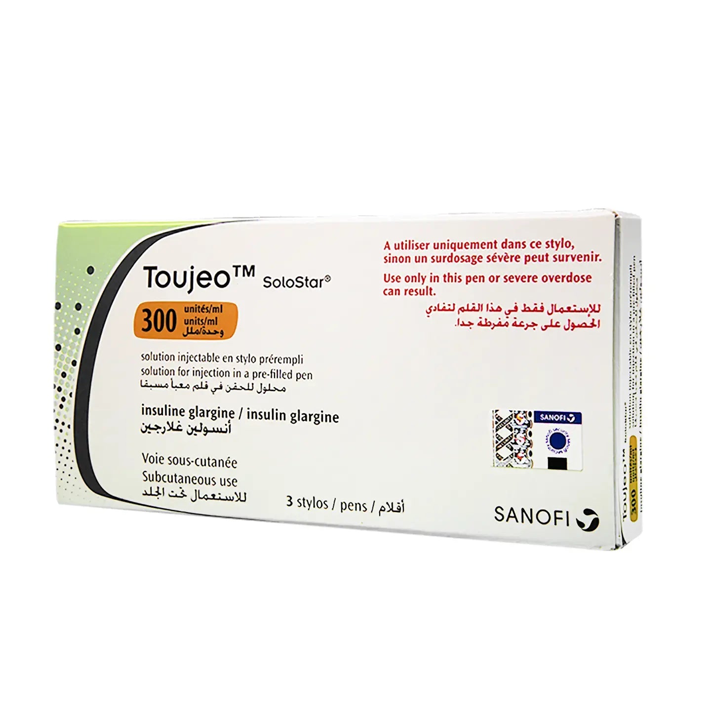Toujeo Solostar 1.5Ml 3pens