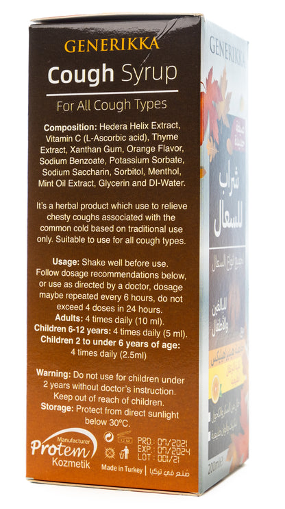Generikka Cough Syrup 200Ml