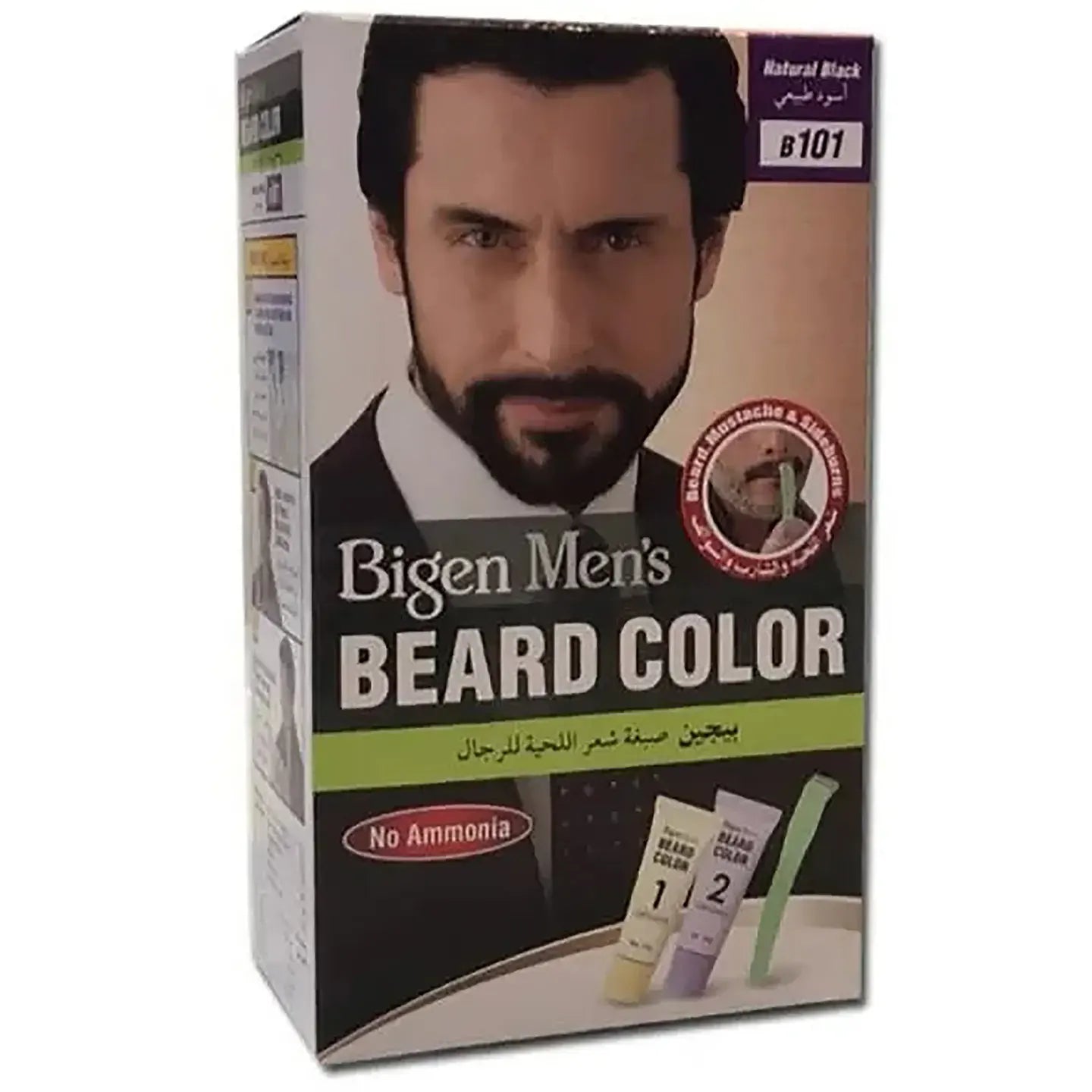 Bigen Men’s Beard Color B101 (Natural Black) Cream 20 G