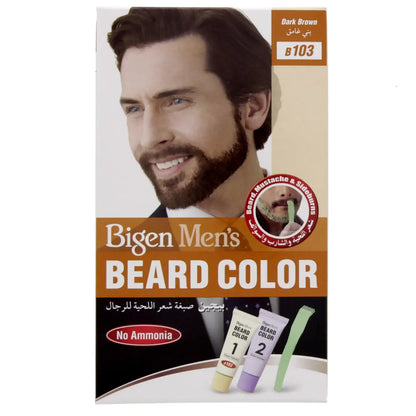 Bigen Men’s Beard Color B103 (Dark Brown) Cream 20 G