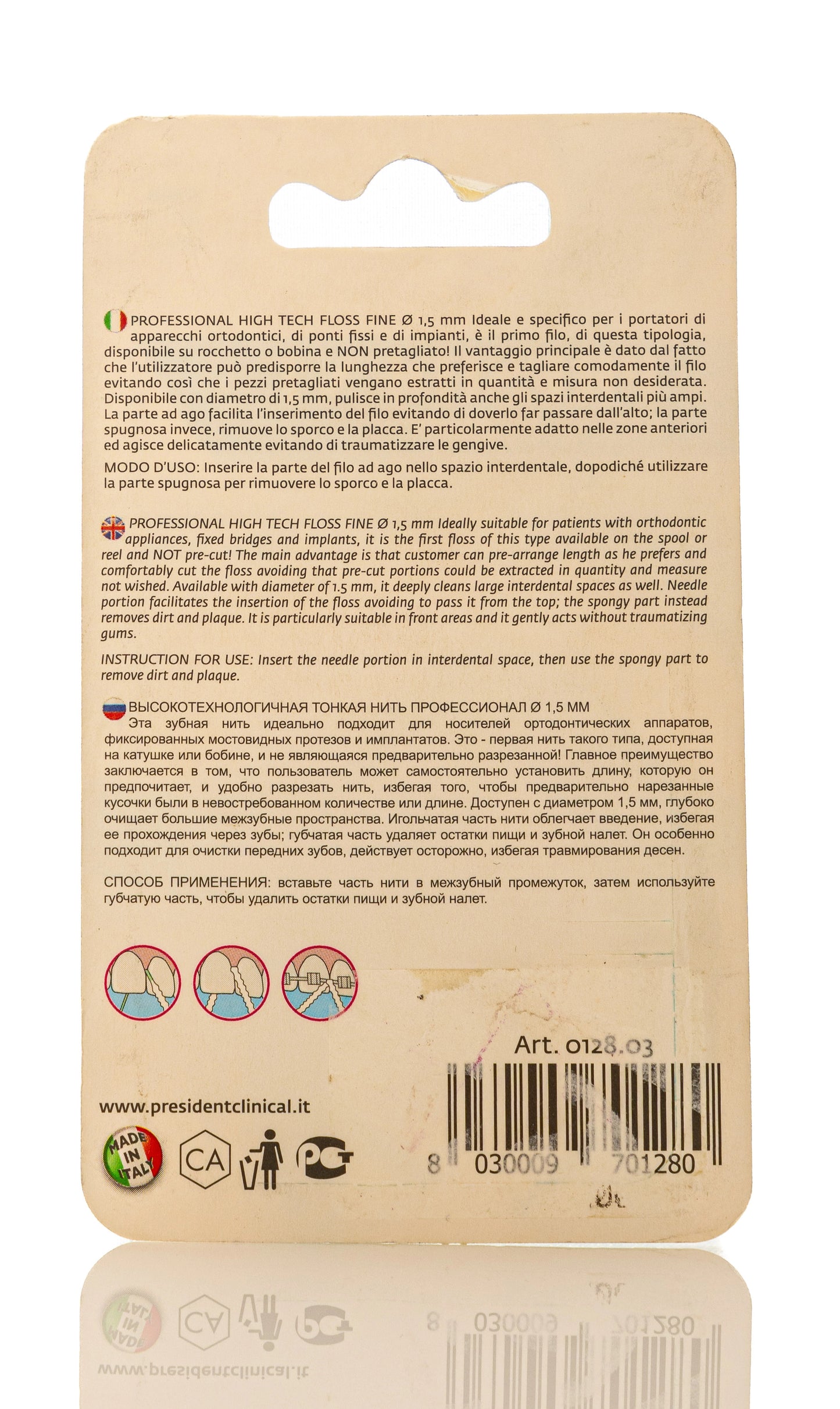 President Ortho Implant High-Tech Floss-Fine