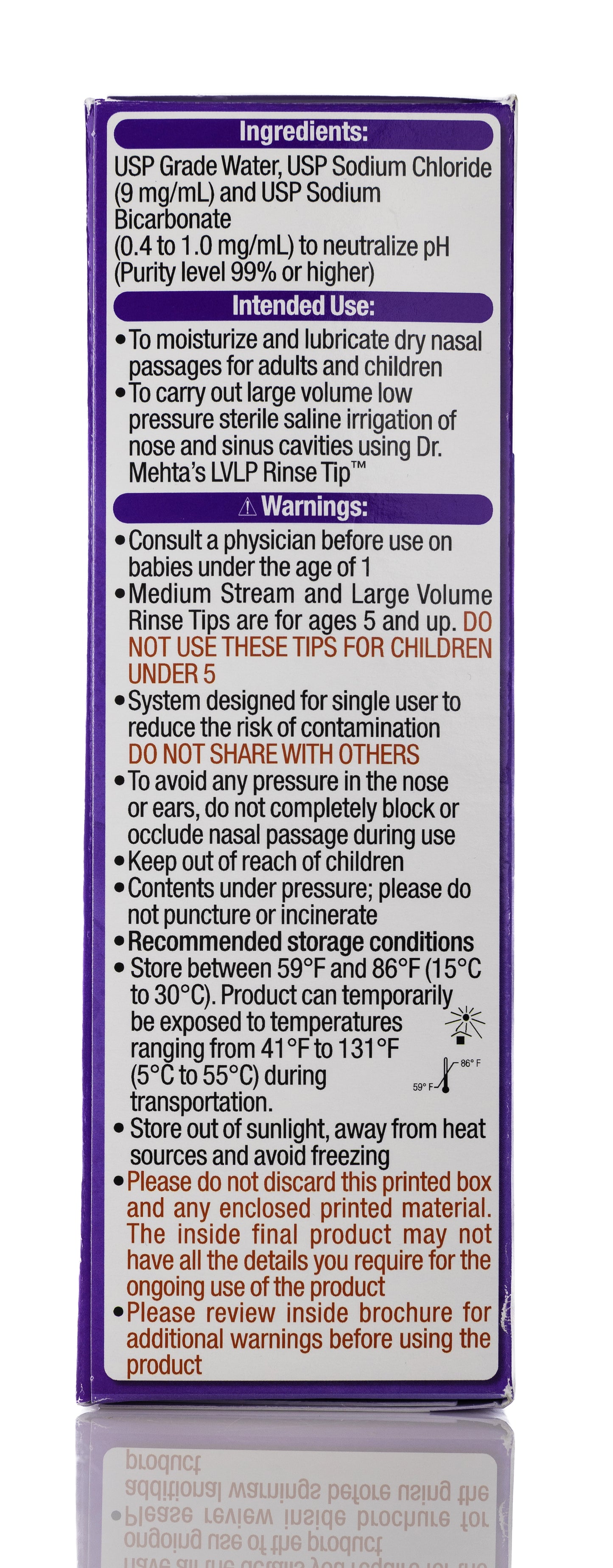 Neilmed All In One Saline Spray 177 Ml