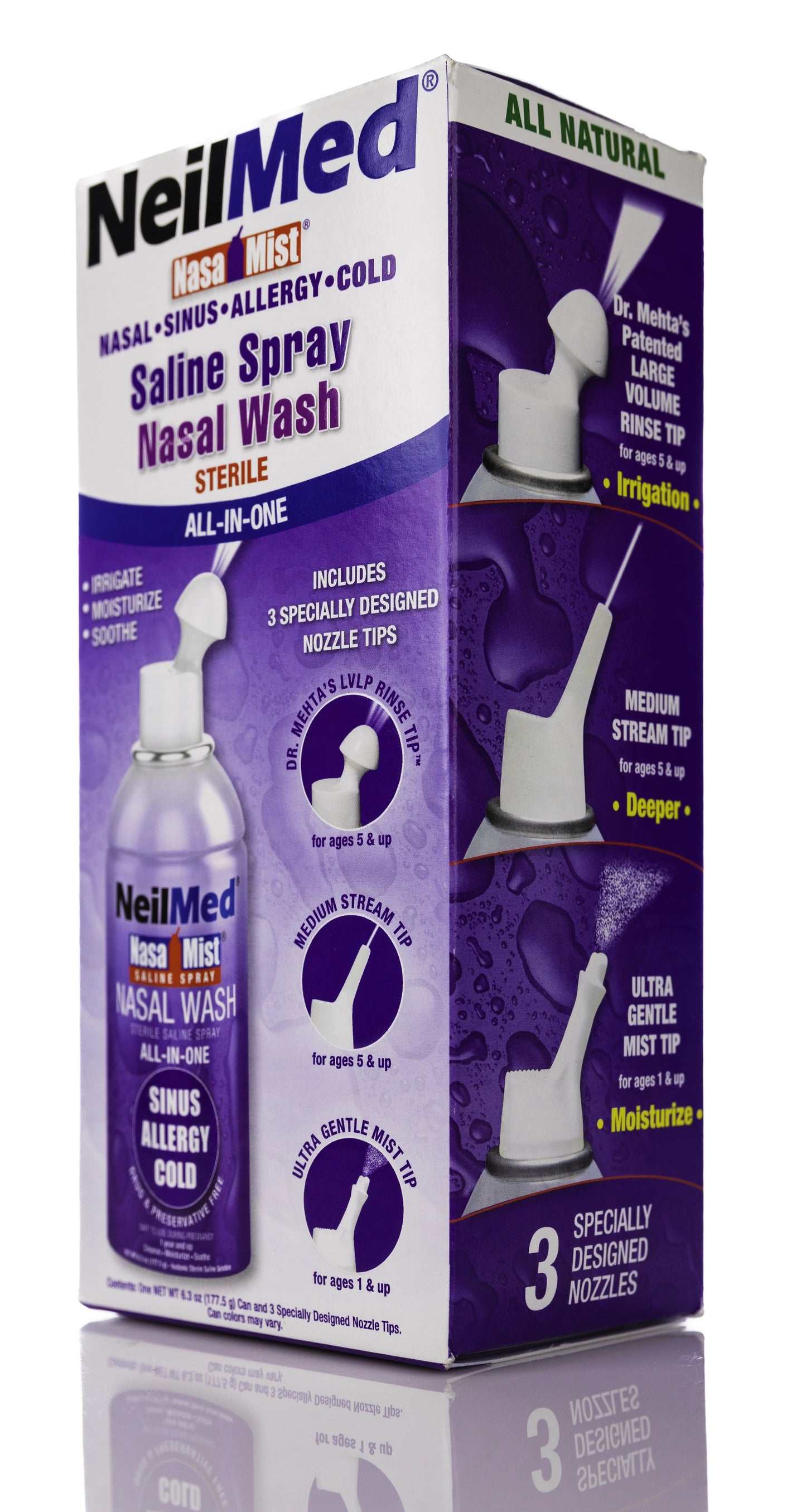 Neilmed All In One Saline Spray 177 Ml