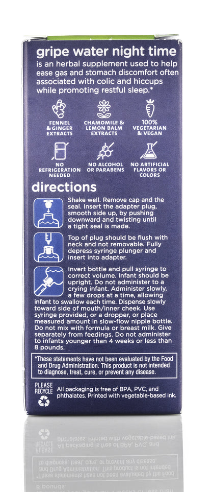 Mommys Bliss Gripe Water [Night Time] 120Ml