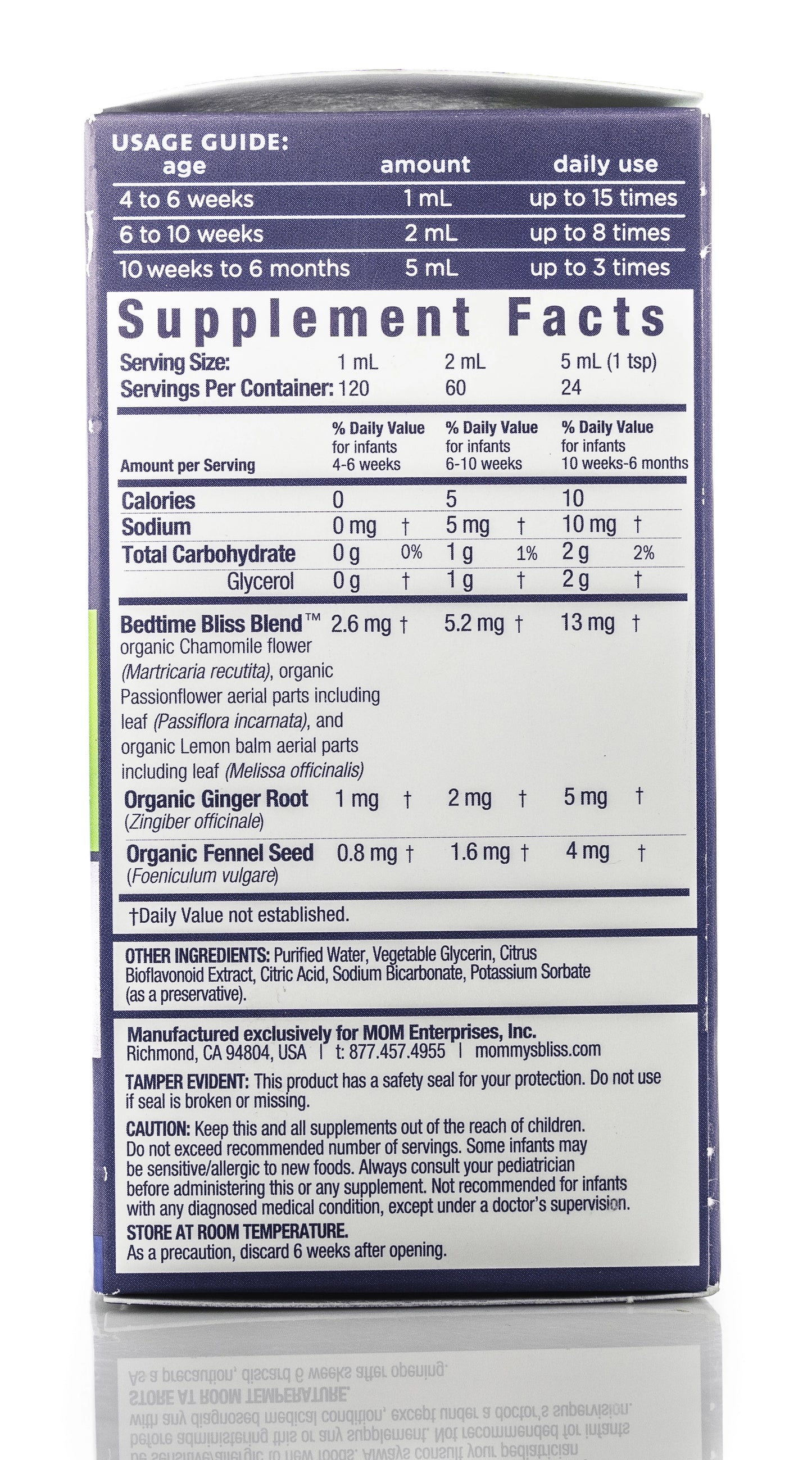 Mommys Bliss Gripe Water [Night Time] 120Ml
