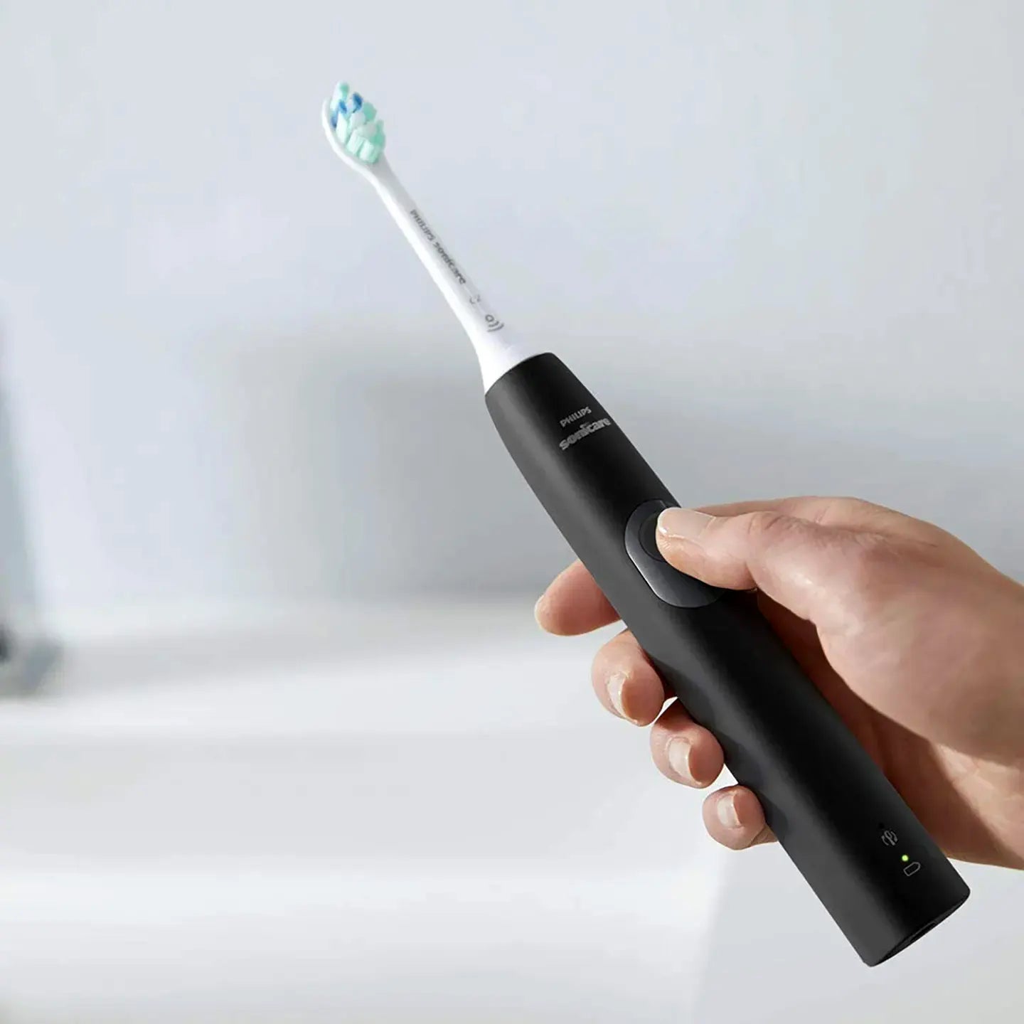 Philips Sonicare 4300 Protective Clean Electric Toothbrush-Black [Hx6800/44]