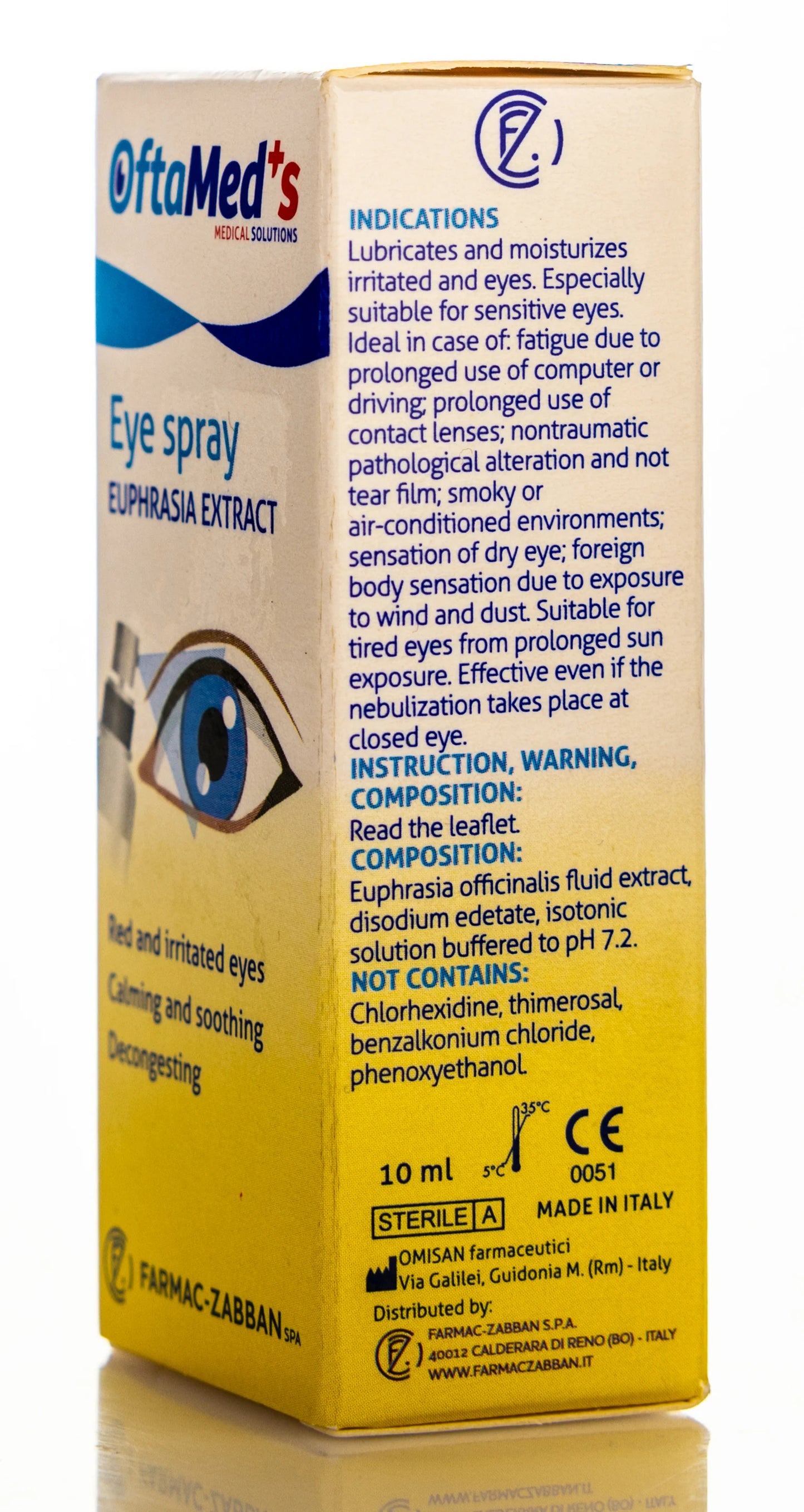 Oftameds Euphrasia Eye Spray 10Ml