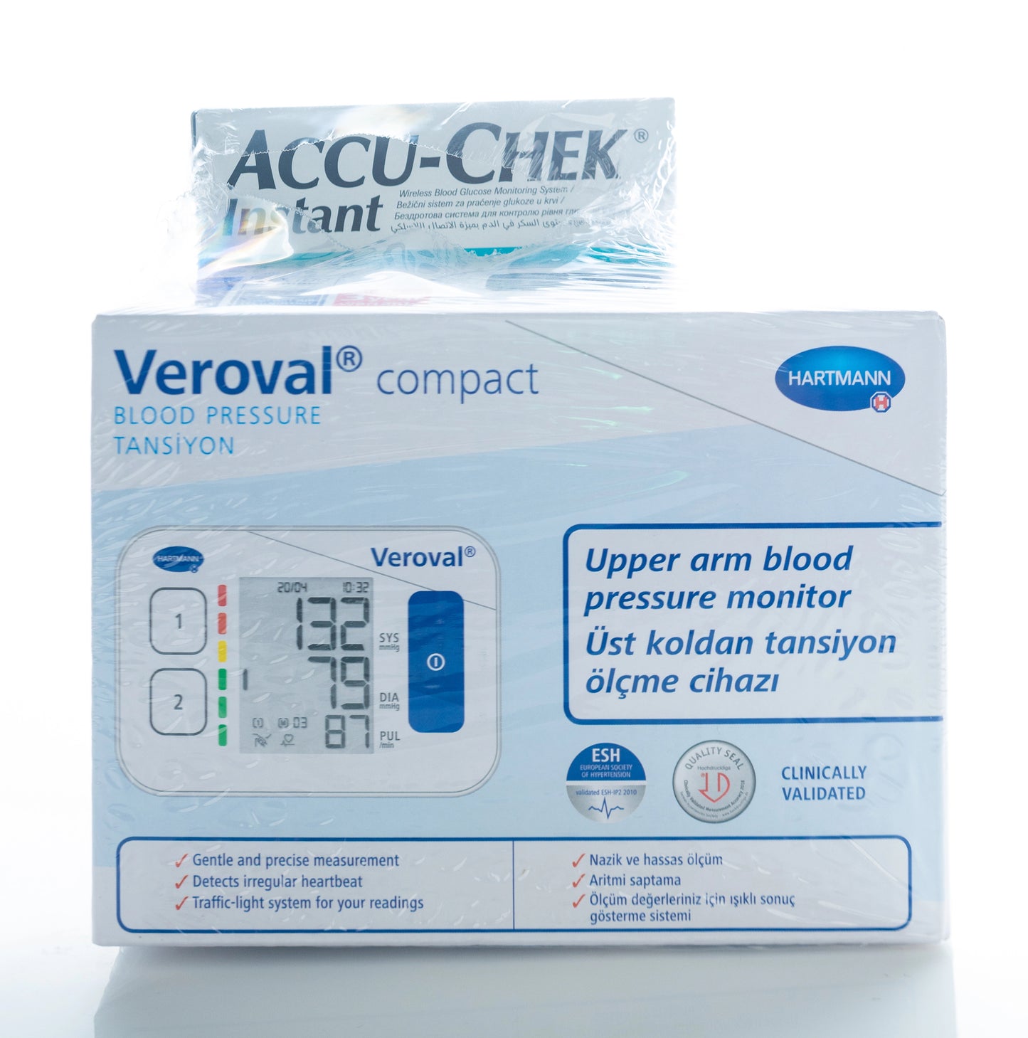 Accu Check Instant Mmol + Blood Pressure Machine