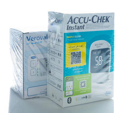 Accu Check Instant Mmol + Blood Pressure Machine