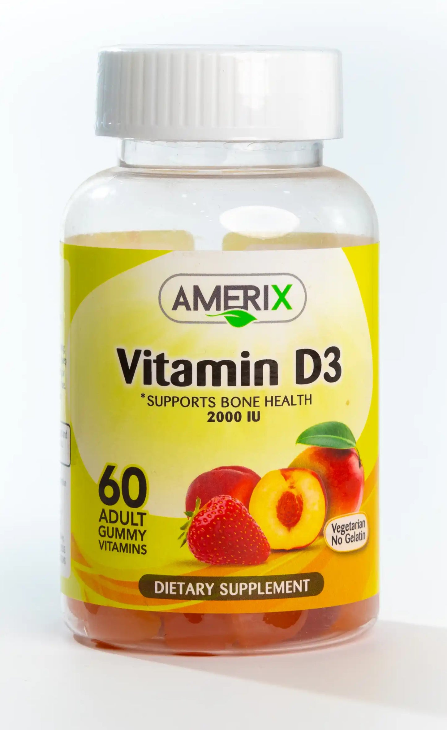 Amerix Vitamin D3 2000 IU 60 Adult Gummies
