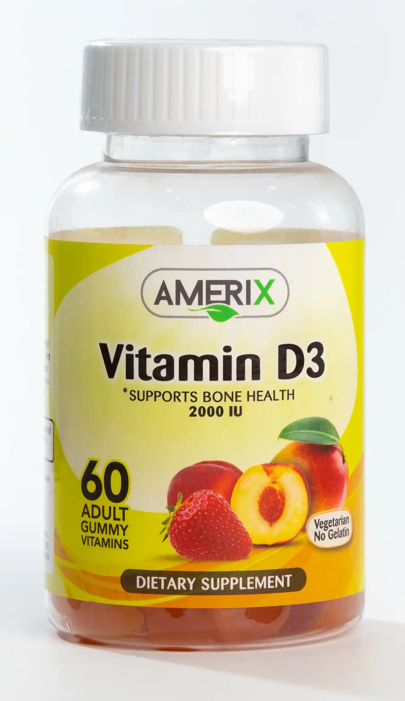 Amerix Vitamin D3 2000 IU 60 Adult Gummies