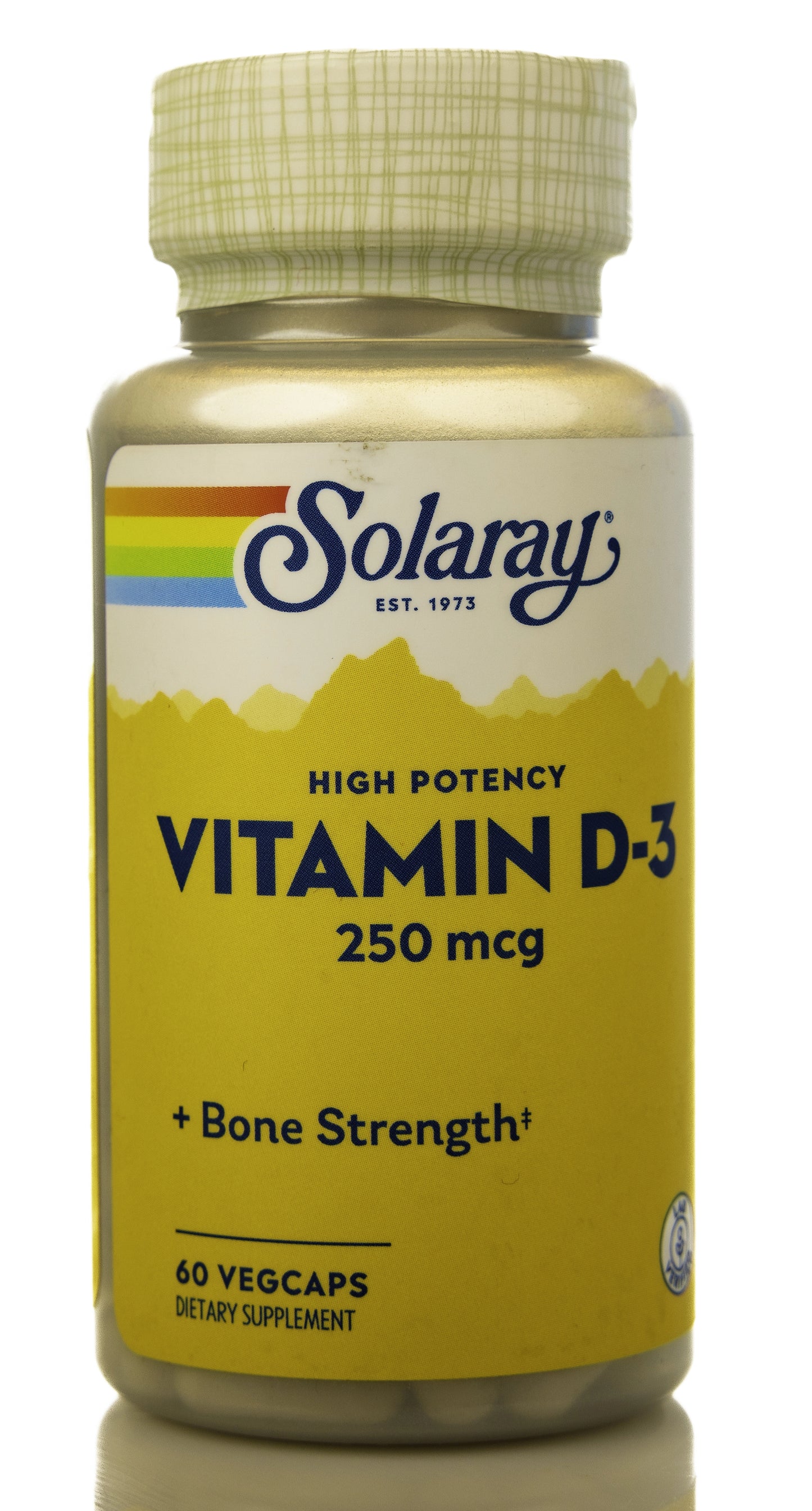 Solaray Vitamin D-3 10000IU 60 Capsules