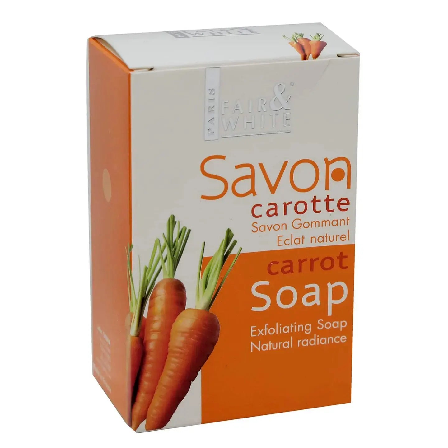 Fair And White Carrot Exfoliating Soap Natural Radiance 200 G