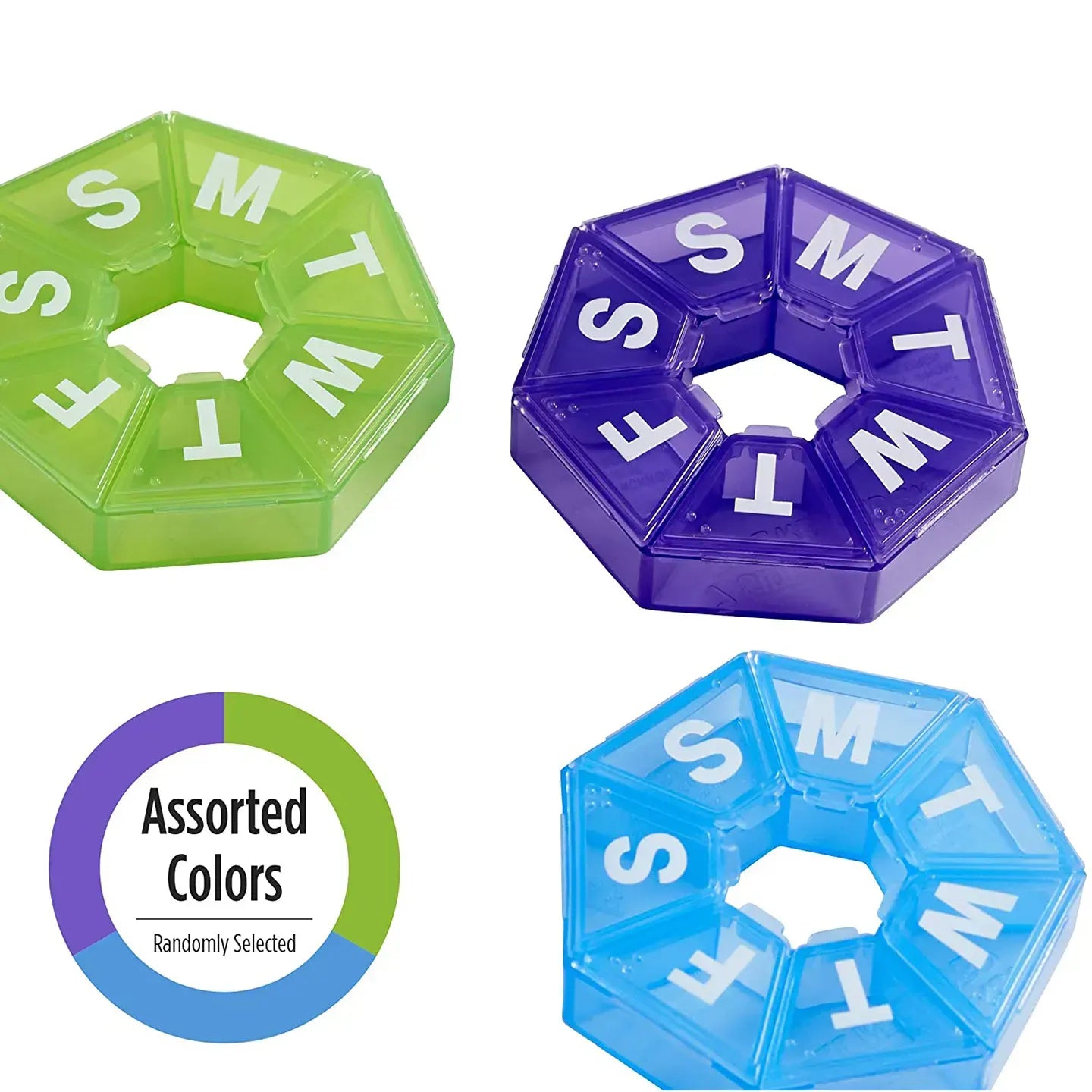Ezy Dose Weekly 7 Sided Pill Box [67009]