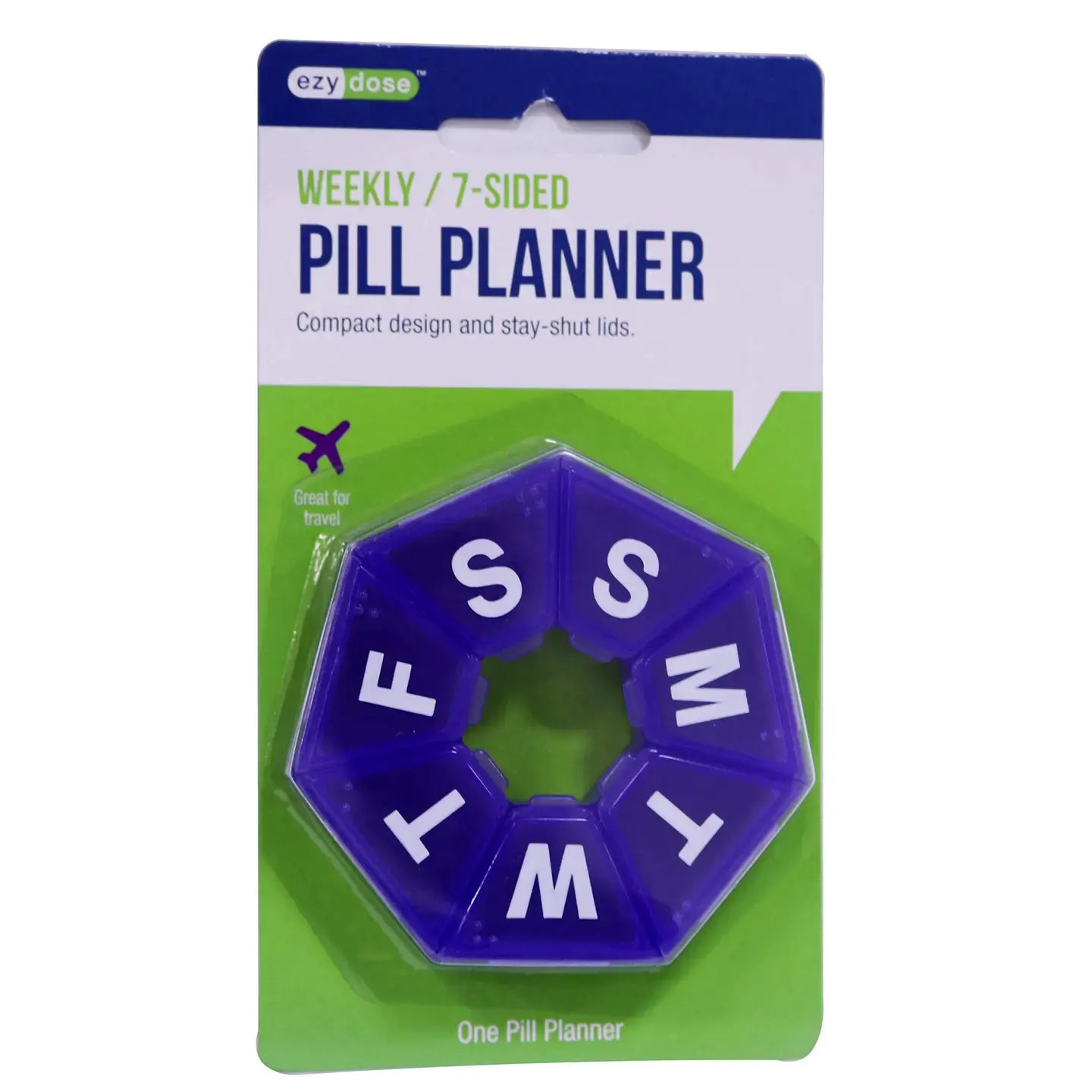 Ezy Dose Weekly 7 Sided Pill Box [67009]