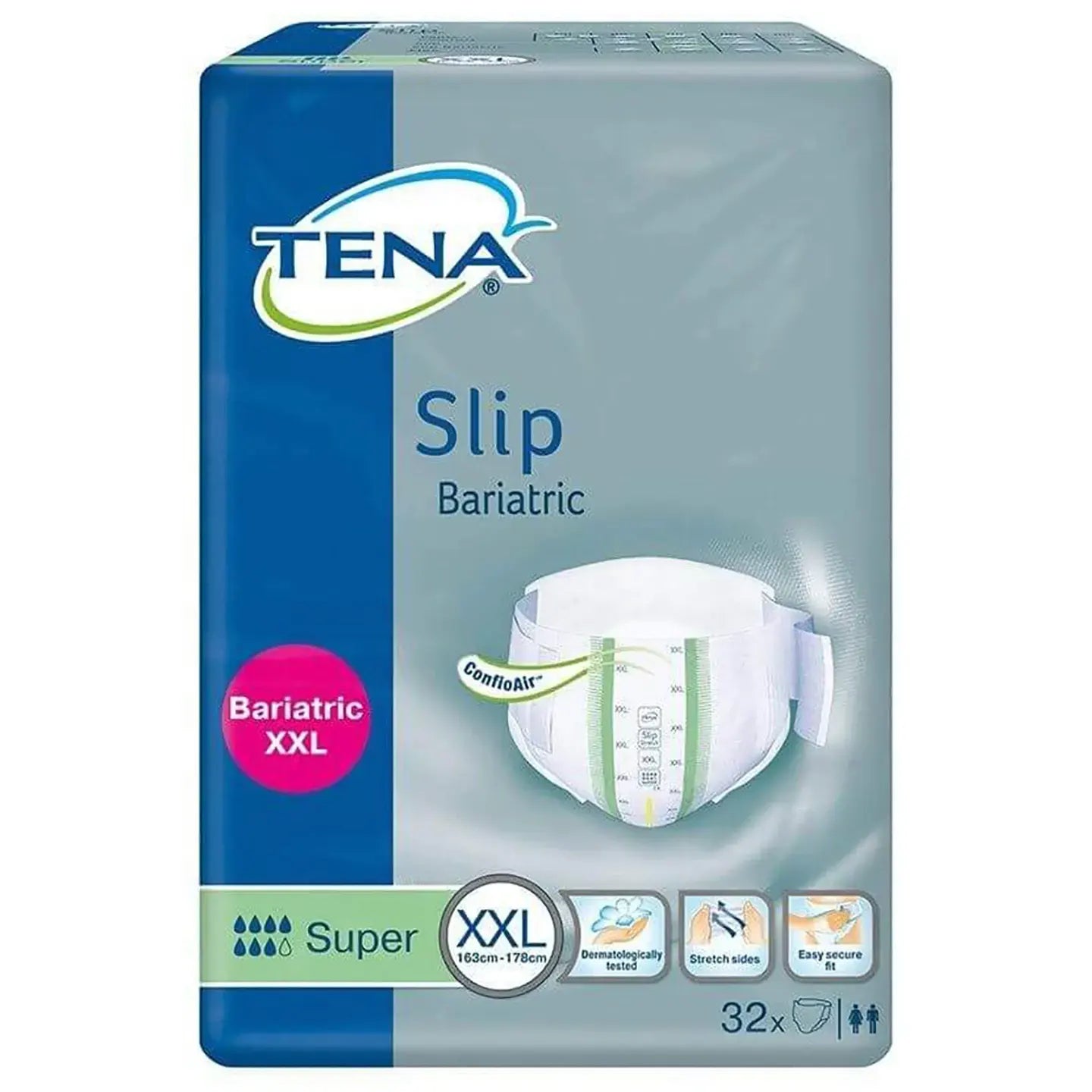 Tena Slip Bariatric Super [2X-Large] 32 Pieces