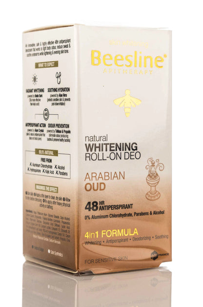 Beesline 48 Hours Natural Whitening Roll-On Deo Arabian Oud 50 Ml
