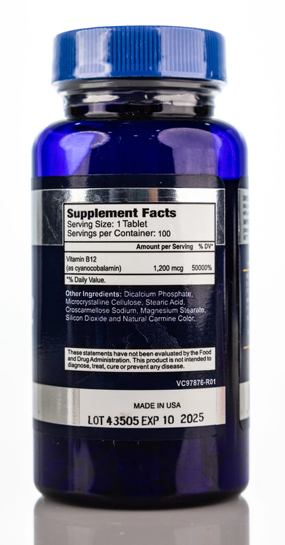 Infinity Vitamin B12 1200 mcg 100 Tablet