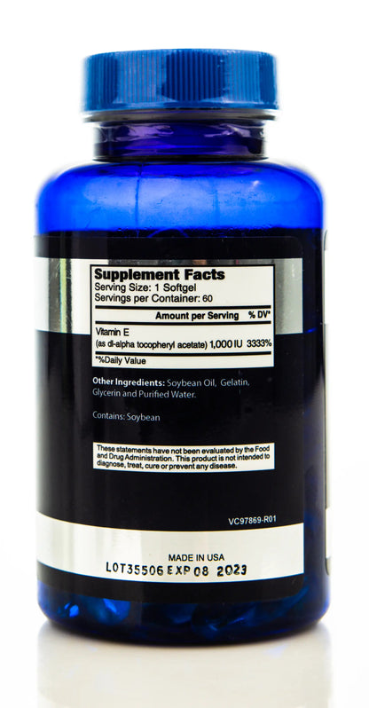 Infinity Vitamin E 1000IU 60 Tablet