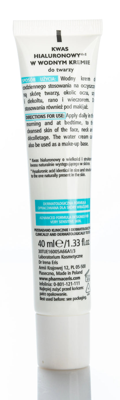 Pharmaceris A Hyaluro-Sensilium Water Cream for Hypersensitive Skin 50 Ml