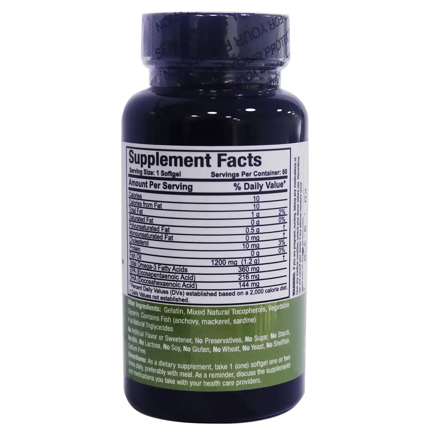 Jenasol Omega Fish Oil [Omega 3] 60 Capsule