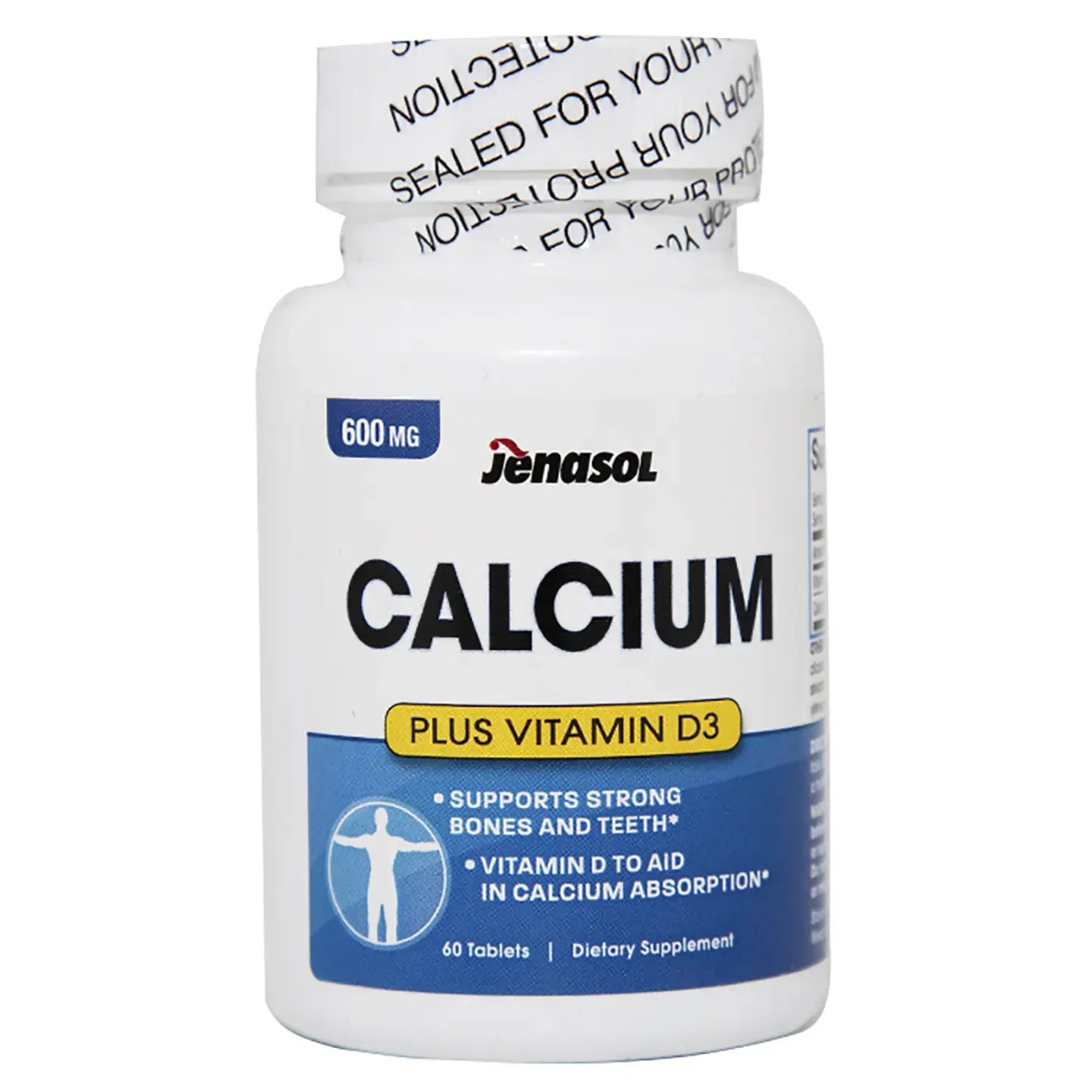 Jenasol Calcium +Vitamin D3 60 Tablet