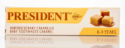 President Baby 0-3 Years Caramel Toothpaste 30ml