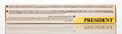 President Junior 6+ Years Chocolate Toothpaste 50 ml