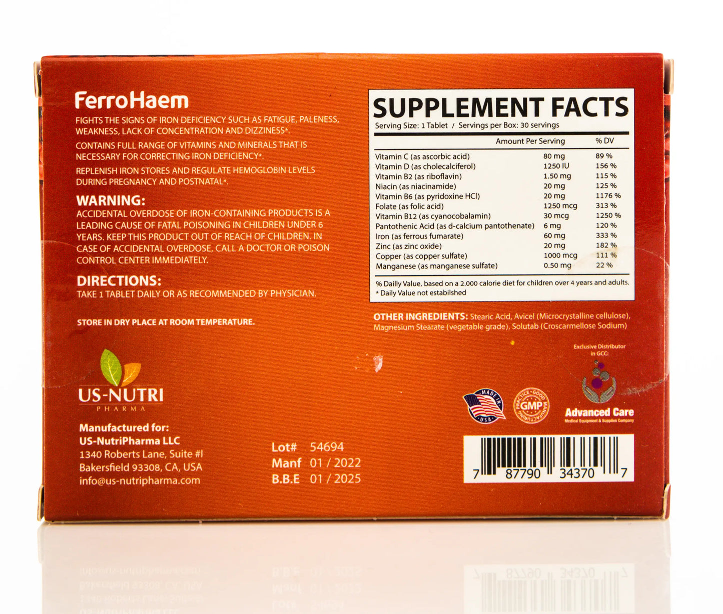 Ferrohaem 30 Tablet