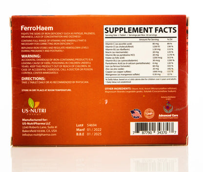 Ferrohaem 30 Tablet