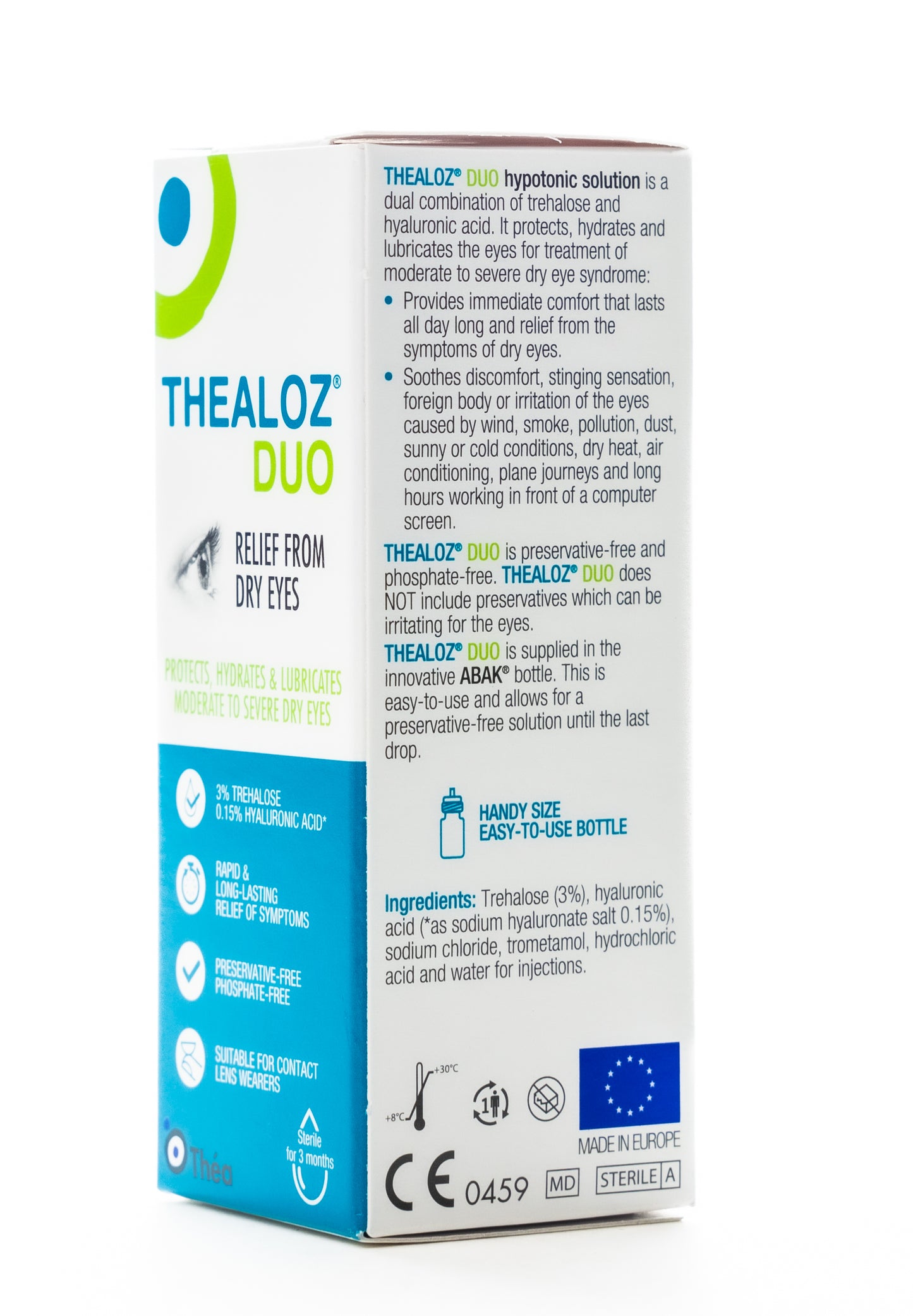 Thealoz Due 3% Eye Drops 10Ml
