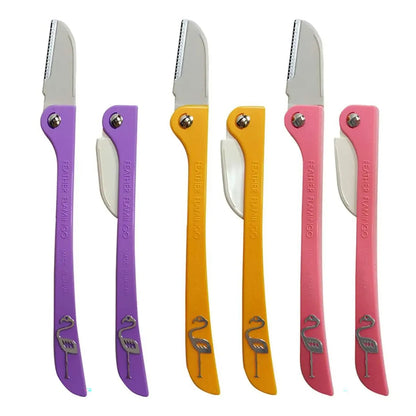 Feather Flamingos Eyebrow Shaving Blades 3Pieces