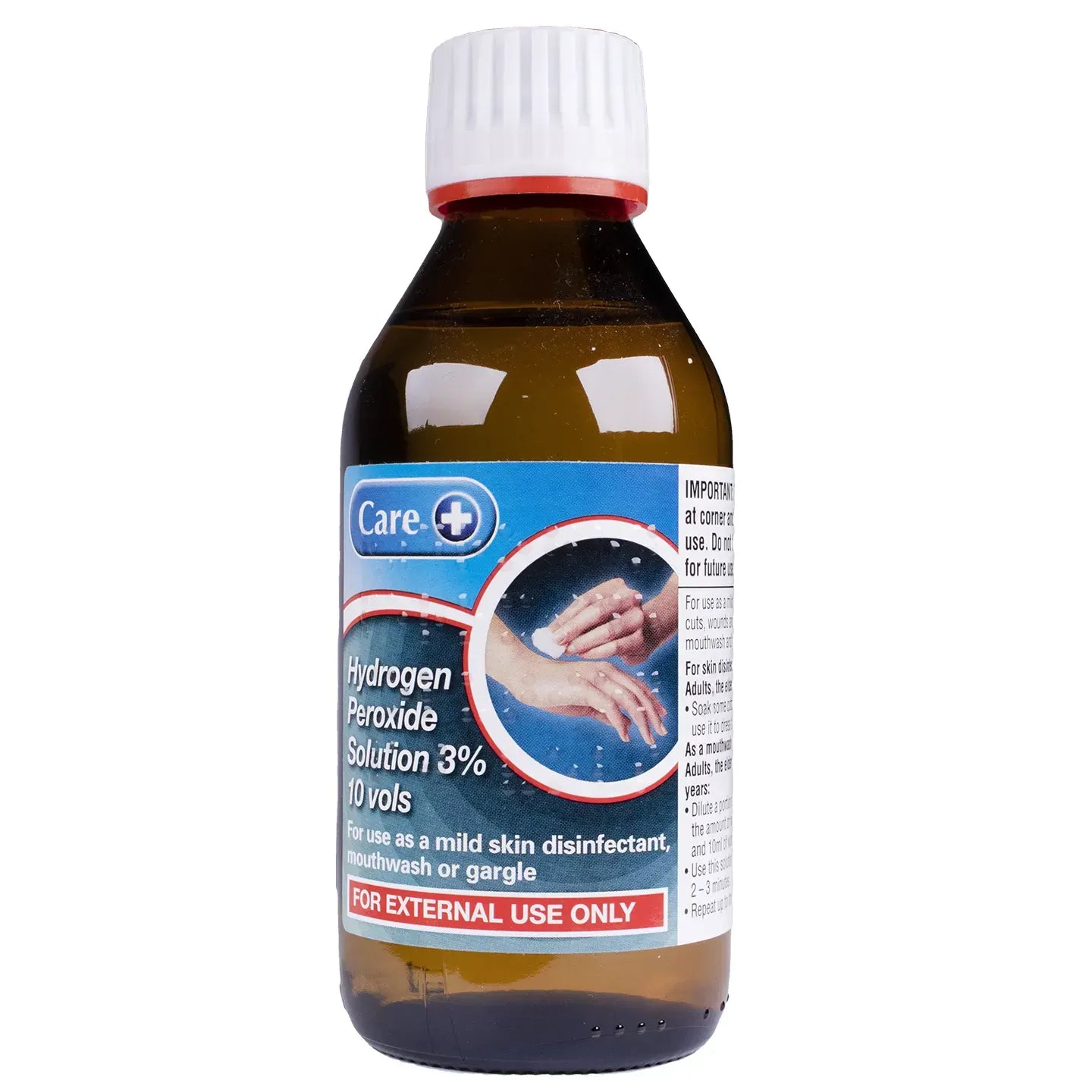Care+ H2O2 3% Solution 200Ml