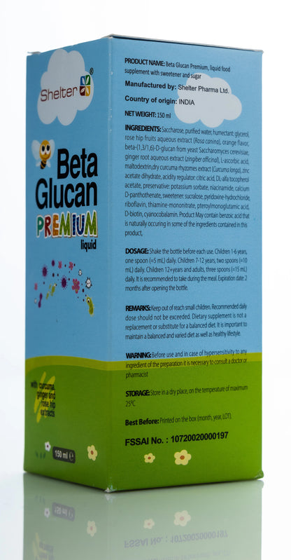 Beta Glucan Premium Liquid 150 ml
