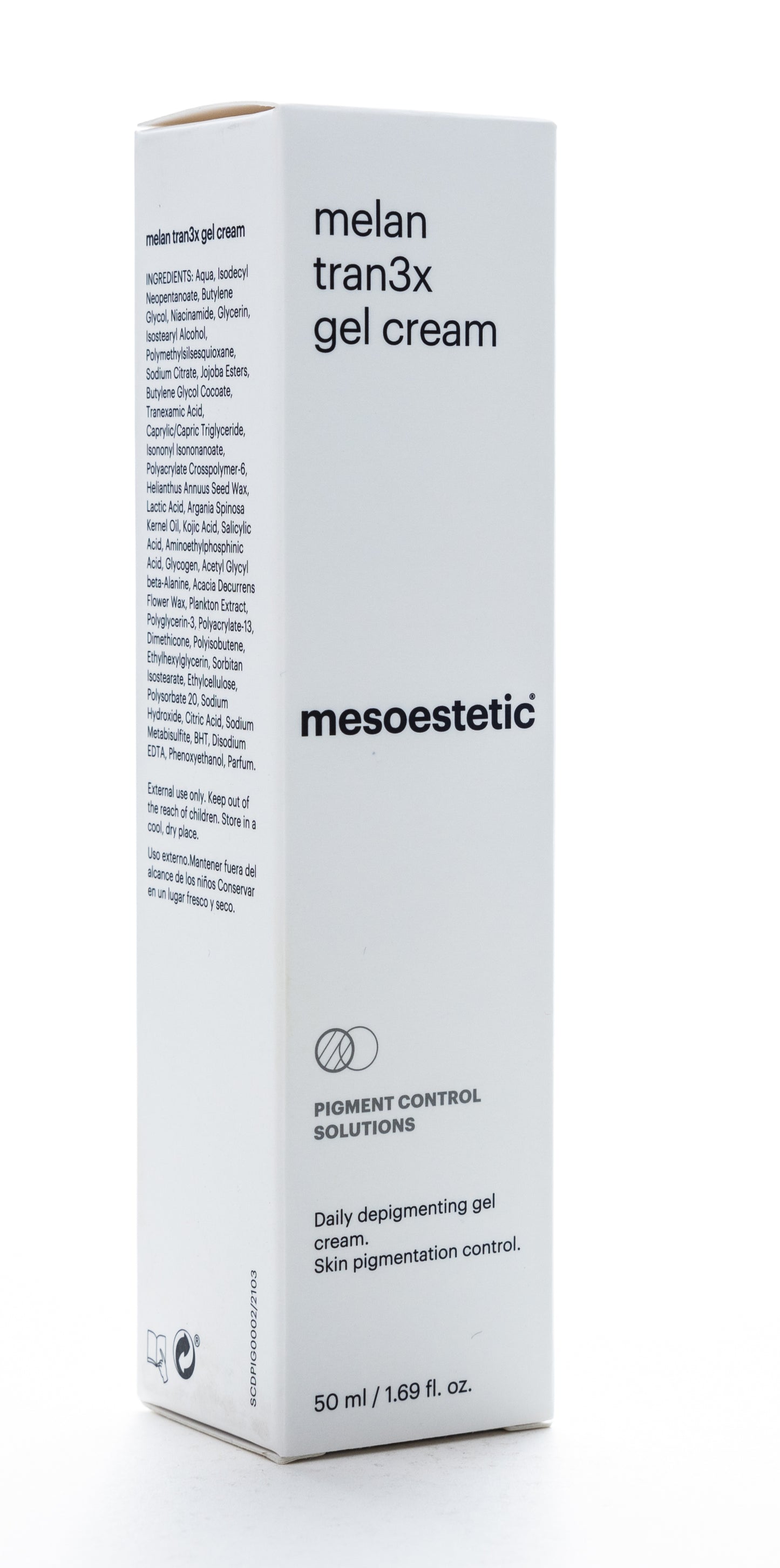 Mesoestetic Melan Tranex Gel Cream 50 Ml