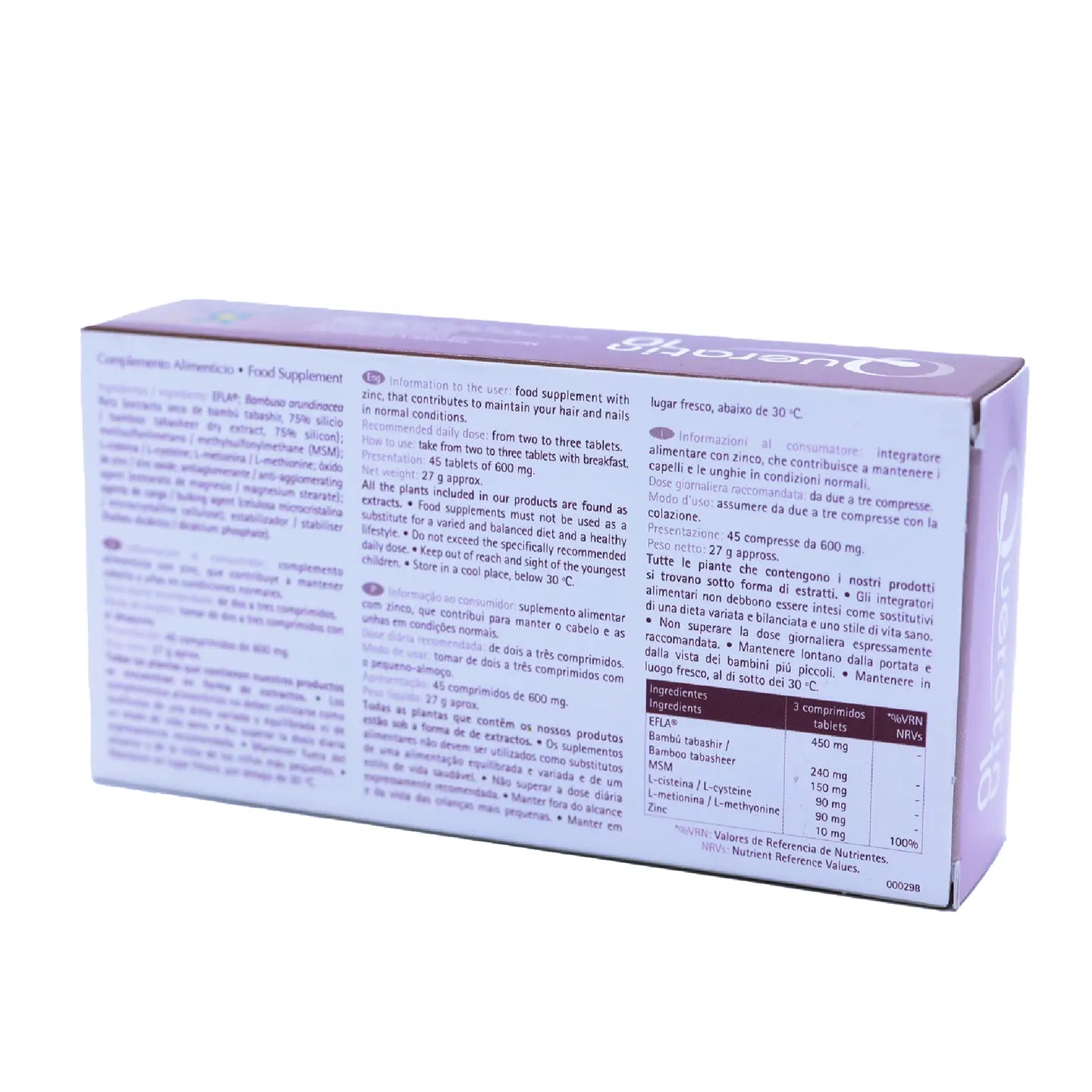 Queratin 10 Hair And Nail 45 Tablets