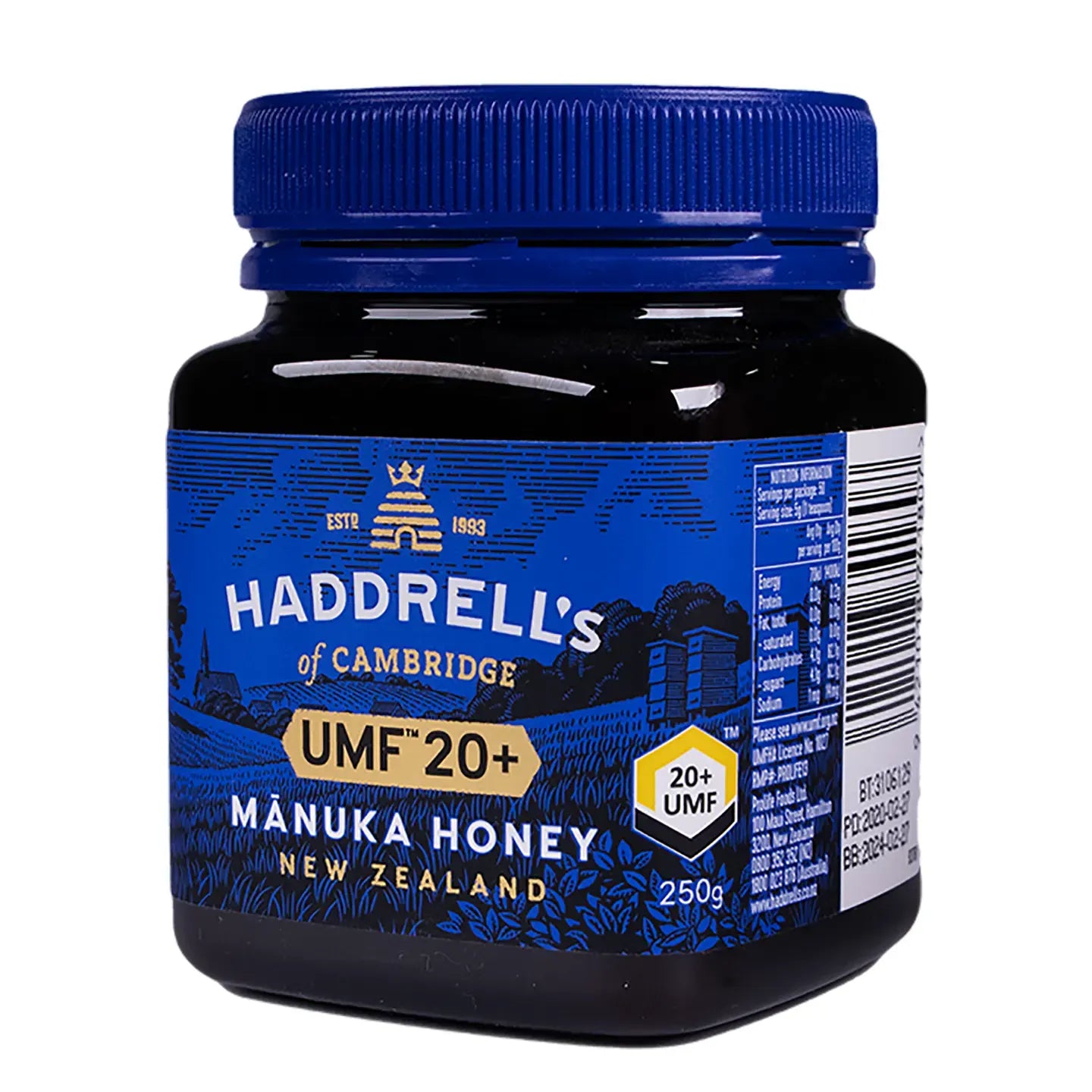 Haddrell's Manuka Honey UMF20+ 250g